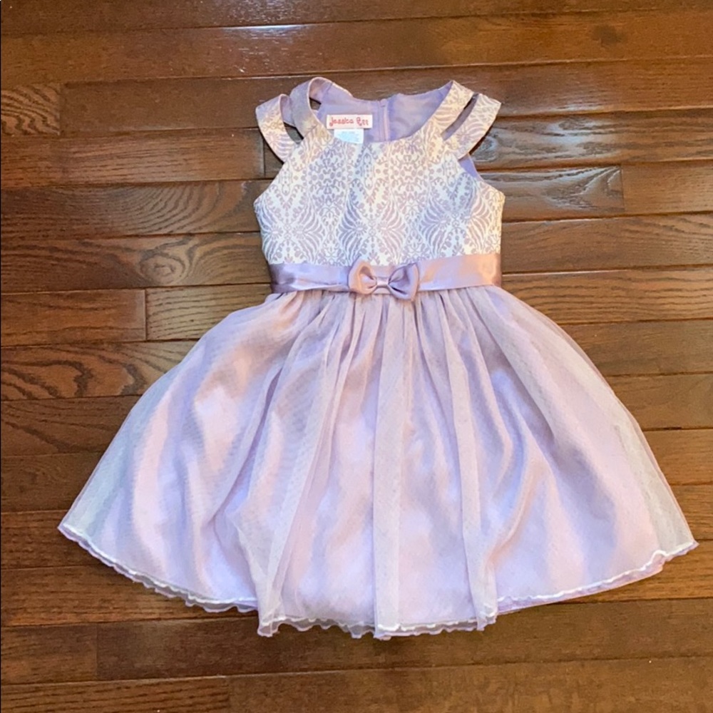 Size 4 purple girls dressy dress.